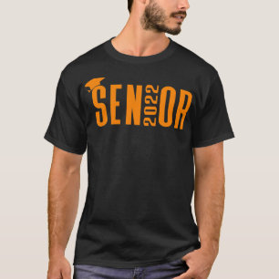 Camiseta Naranja superior de 2022 Graduación Diseño de Cap