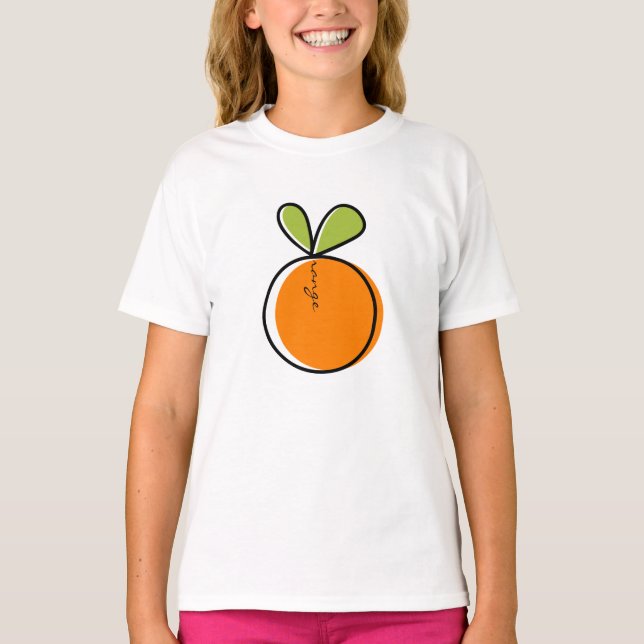 Camiseta Naranja T-Shirt (Anverso)