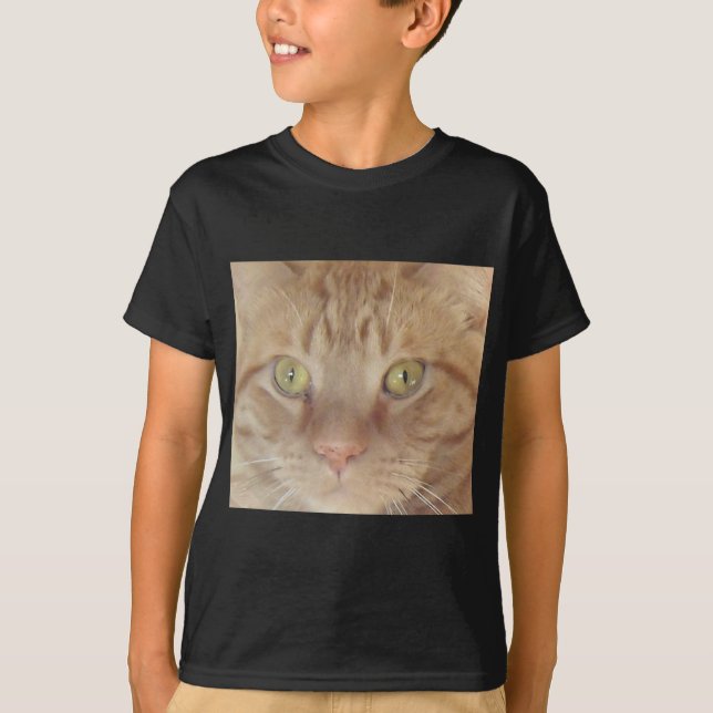 Camiseta Naranja Tabby Cat (Anverso)