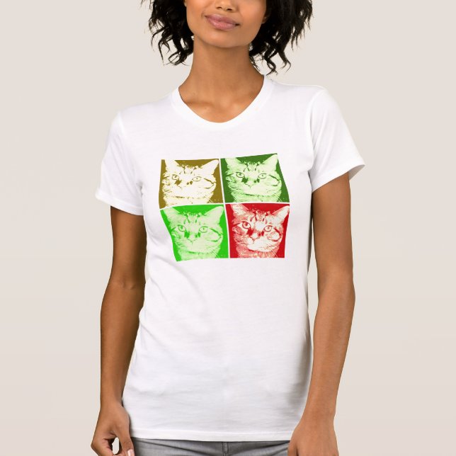 Camiseta Naranja Tabby Cat (Anverso)