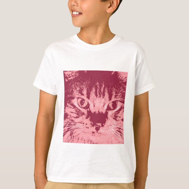 Camiseta Naranja Tabby Cat (Anverso)