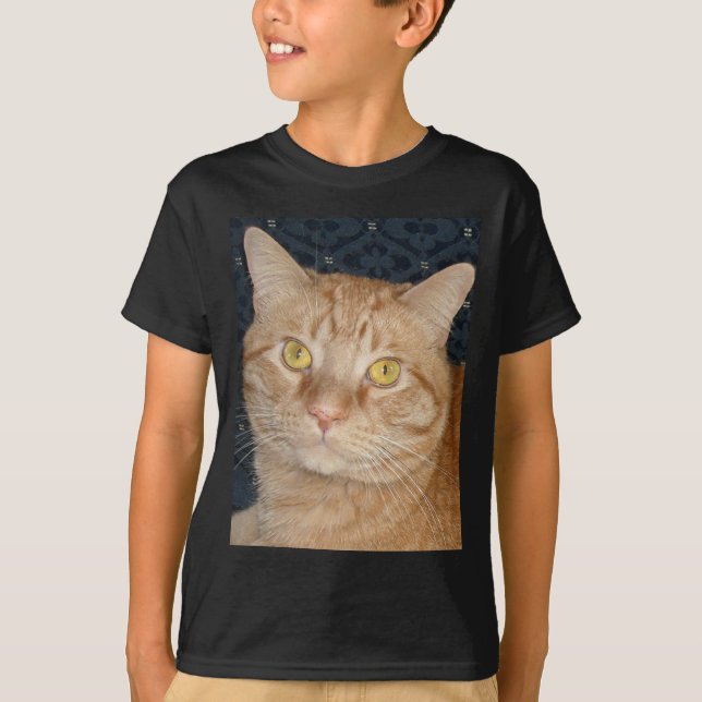 Camiseta Naranja Tabby Cat (Anverso)