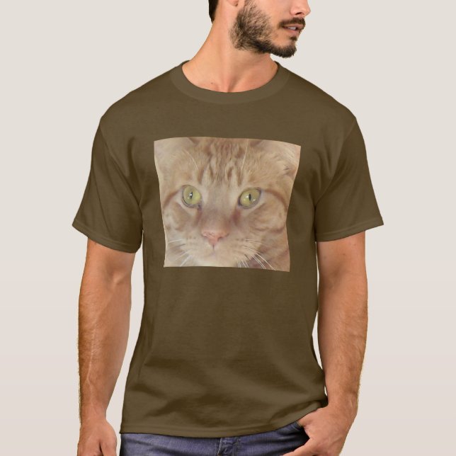Camiseta Naranja Tabby Cat (Anverso)