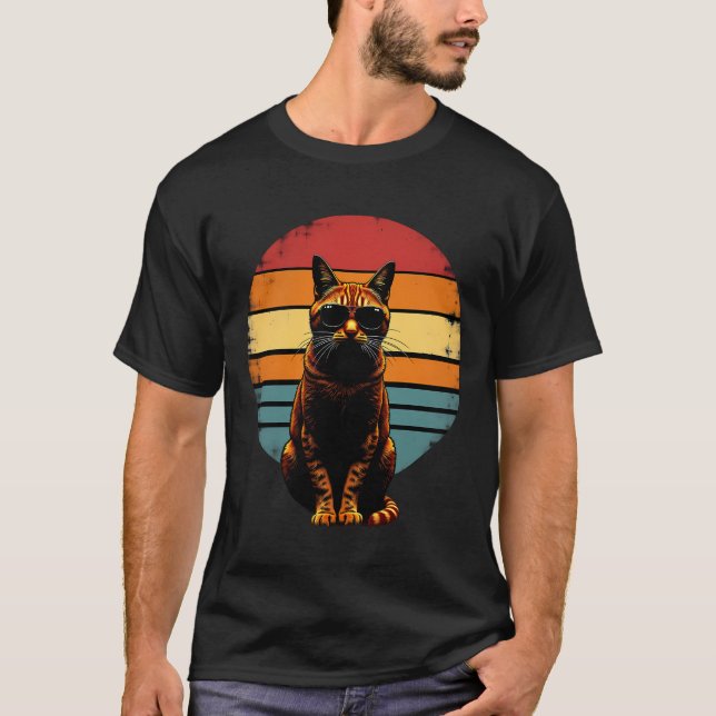 Camiseta Naranja Tabby Cat (Anverso)