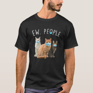 Camiseta Naranja Tabby Gato Gato Ojo Gato Con Máscara De Ca