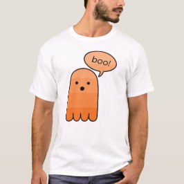 Camiseta Naranja Tangerine Boo Ghost Halloween