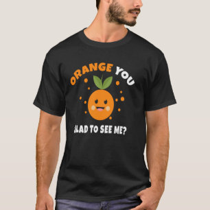 Camiseta Naranja, Te Encantará Verme Cítrico Fruit Pun Stat