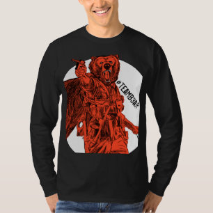 Camiseta Naranja #teamb3ar del campo de batalla B3ar