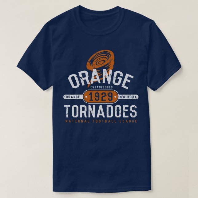 Camiseta Naranja Tornadoes (Diseño del anverso)