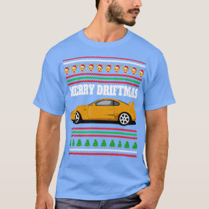 Camiseta Naranja Toyota Supra MK4 A80 Merry Driftmas