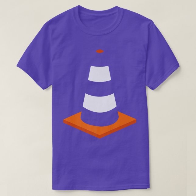 CAMISETA NARANJA TRAFFIC CONE COSTUME HALLOWEER STREET ROAD (Diseño del anverso)