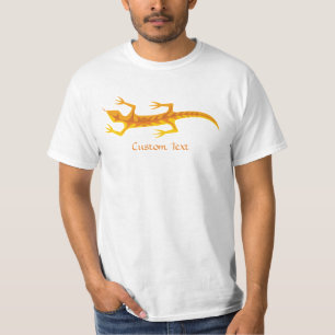 Camiseta Naranja Tribal Lizard