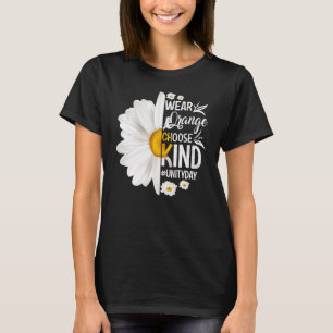 Camiseta Naranja Unity Day Wear Naranja Elija Kind Daisy Un
