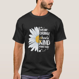 Camiseta Naranja Unity Day Wear Naranja Elija Kind Daisy Un