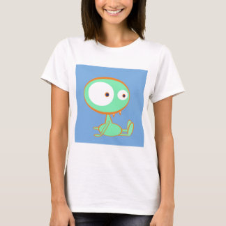Camiseta Naranja/verde del monstruo