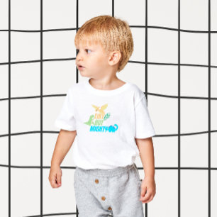 Camiseta naranja Verde y Azul Pequeña pero Importa