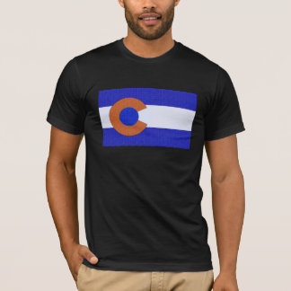 Camiseta Naranja y azul