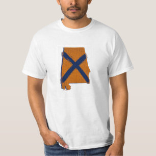Camiseta Naranja y azul - estado del AL