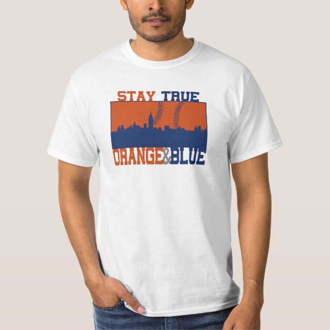 Camiseta Naranja y azul verdaderos de la estancia (Anverso)