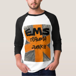 Camiseta Naranja y grafito de la adicción al trauma del SMA