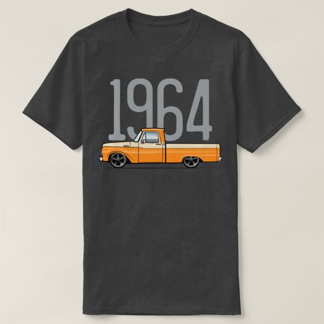 Camiseta naranja y Tan de 1964 (Diseño del anverso)