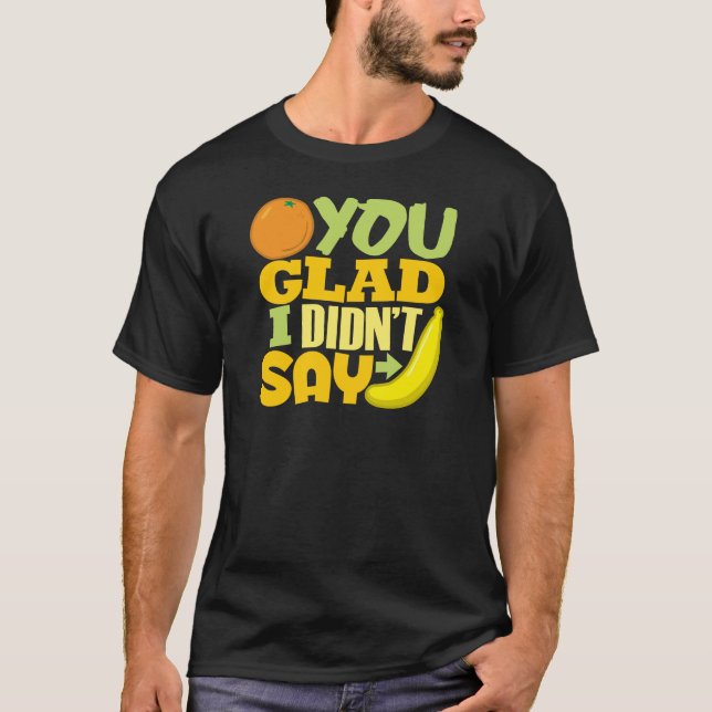 Camiseta Naranja You Glad (Anverso)