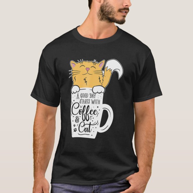 Camiseta Naranjas Cats Coffee Mug Cats (Anverso)