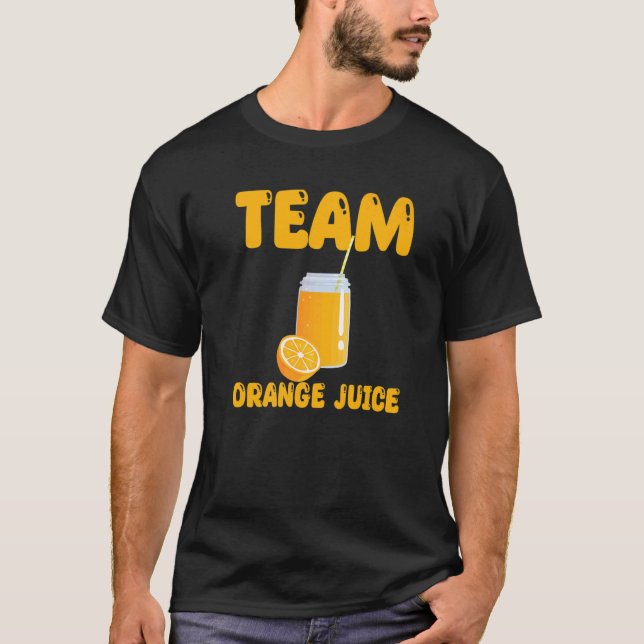 Camiseta Naranjas de ropa de jugo de Naranja de equipo (Anverso)