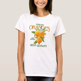 Camiseta Naranjas Frescas - Mejor Calidad