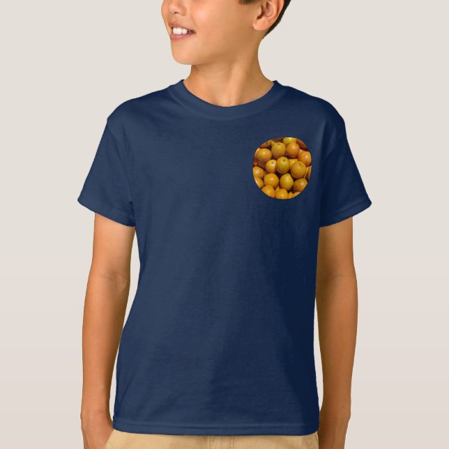 Camiseta Naranjas naranja del mercado de fruta de Florida (Anverso)