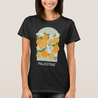 Camiseta Naranjas palestinos vibrante diseño colorido