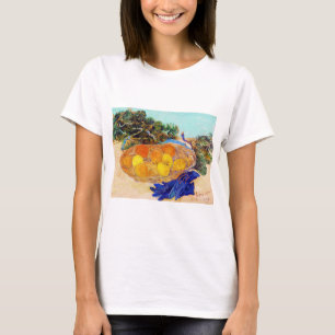 Camiseta Naranjas y Lemons con guantes azules, Van Gogh