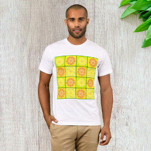 Camiseta Naranjas y limones de frutas cítricas del Pop Art