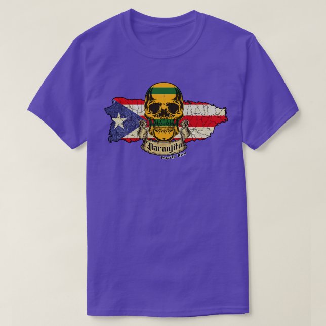 Camiseta Naranjito Isla de Puerto Rico (Diseño del anverso)
