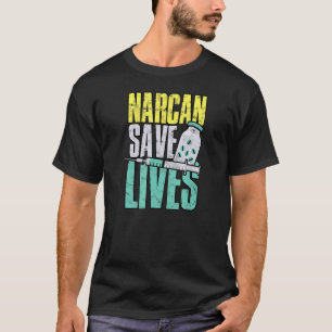 Camiseta Narcan salva vidas de emergencia