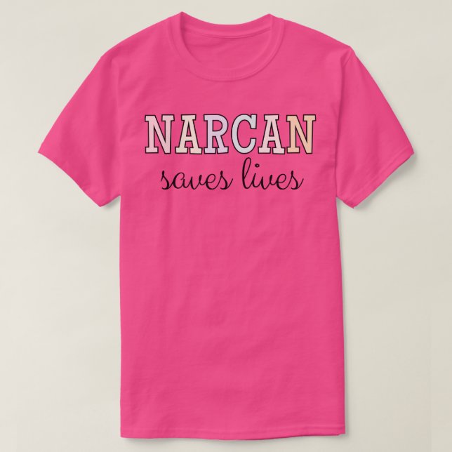 Camiseta Narcan salva vidas Reducción de daño sobredosis TS (Diseño del anverso)
