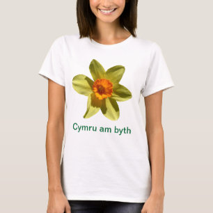 Camiseta Narciso, byth de Cymru