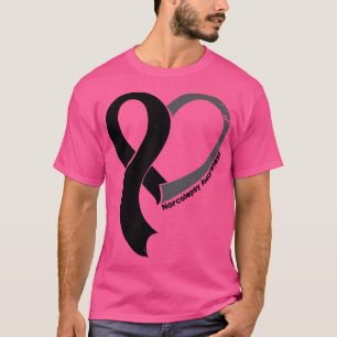 Camiseta Narcolepsy Awareness Hope Love Heart Ribbon Happy