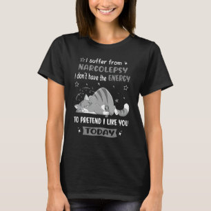 Camiseta Narcolepsy Warrior I Sufre De Narcolepsia