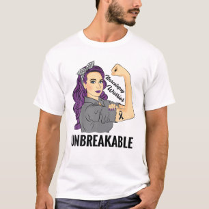 Camiseta Narcolepsy Warrior Inquebrantable Raras Enfermedad