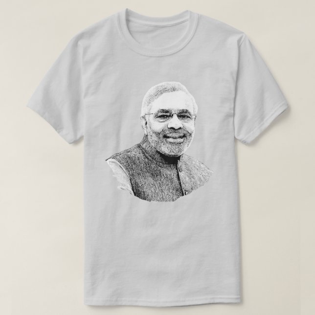 Camiseta Narendra Modi (Diseño del anverso)