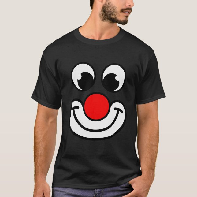 Camiseta Nariz de payaso Payaso Payaso Fraude Accesorios de (Anverso)