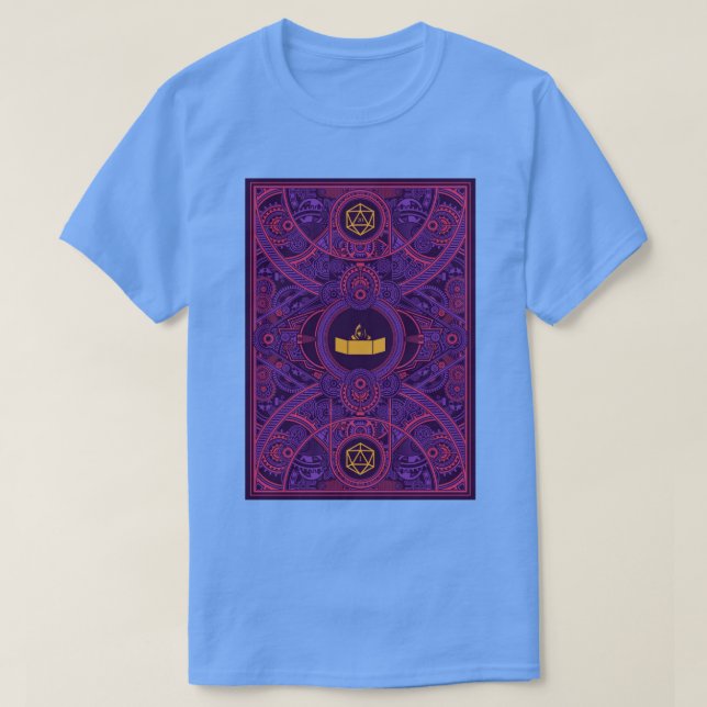 Camiseta Narrador maestro de ondas sintéticas Natural 20 y  (Diseño del anverso)