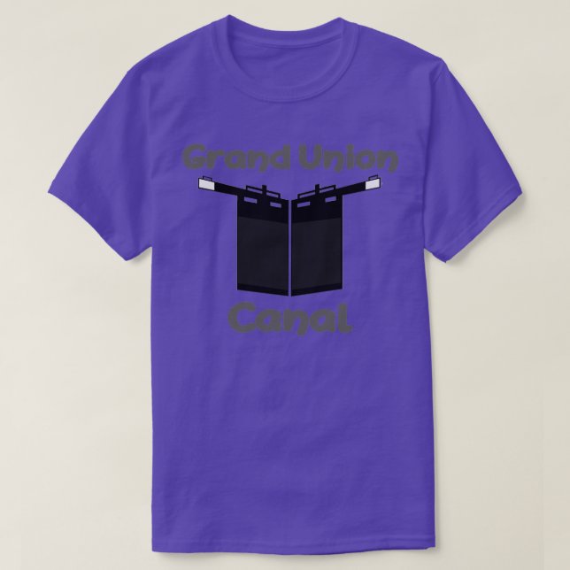 Camiseta Narrow Boating Grand Union Canal (Diseño del anverso)