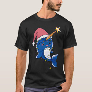 Camiseta Narval de Navidad bebé. Narval de Navidad Beluga W