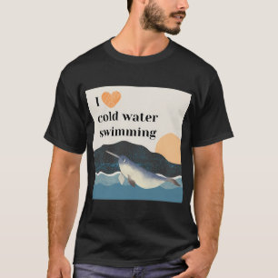 Camiseta Narval - Me encanta nadar en agua fría