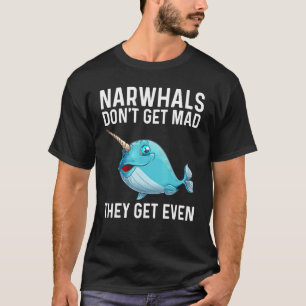 Camiseta Narval Para Hombres Mujeres Mar Ballena Pez Océa