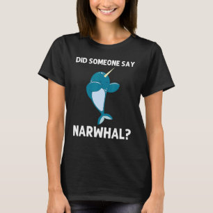 Camiseta Narval Para Hombres Mujeres Narval Marino Pez Unic