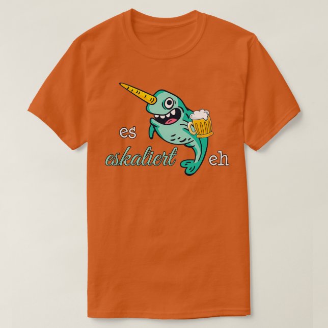 Camiseta Narval se intensifica de todos modos (Diseño del anverso)