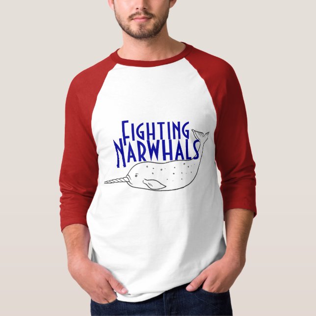 Camiseta narvalo, lucha, Narwhals (Anverso)